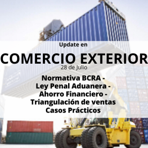 Update en Comex 28/07/2020